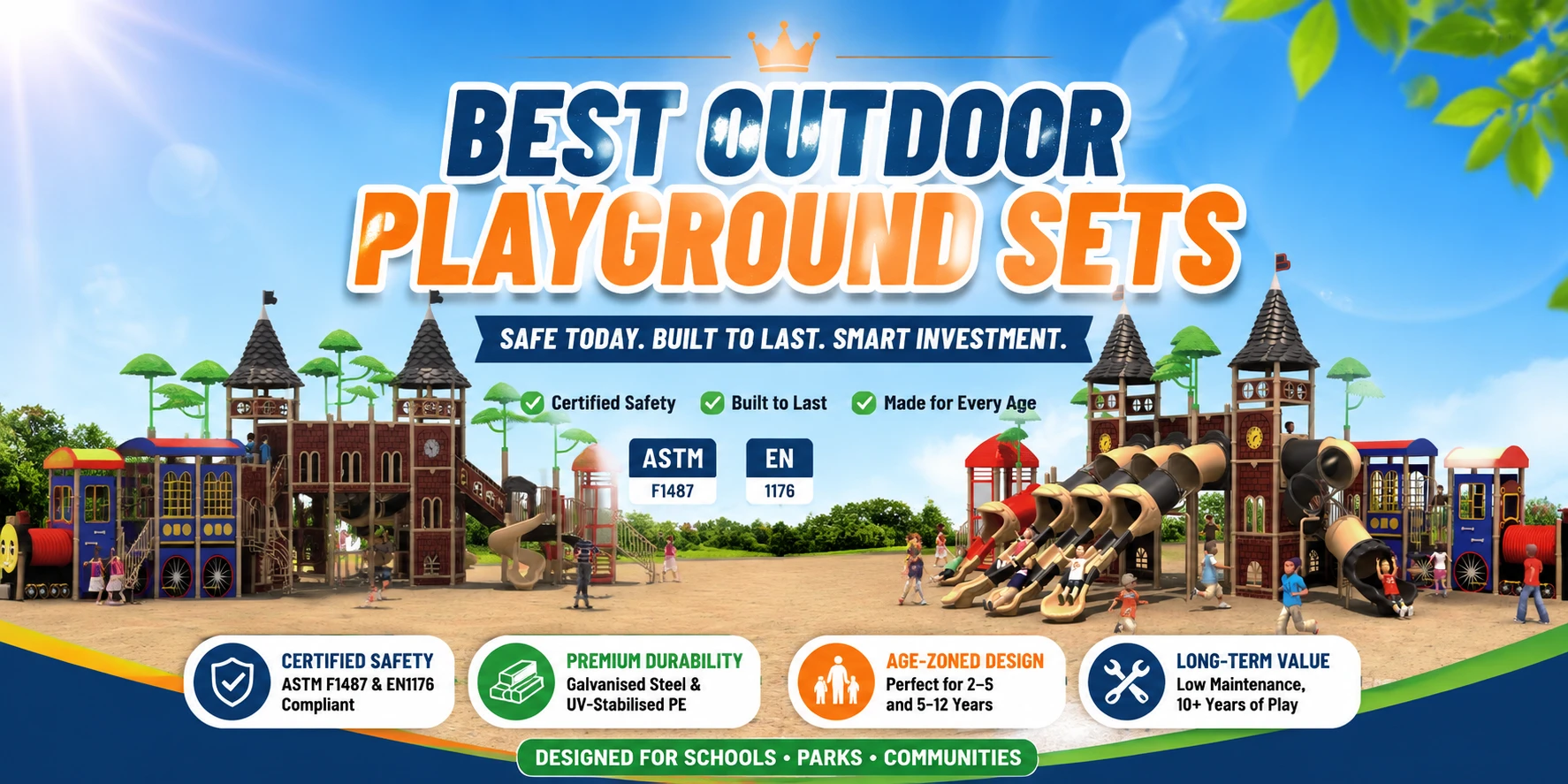 Best Outdoor Playground Sets That Turn Safety Standards into Long-Term Value