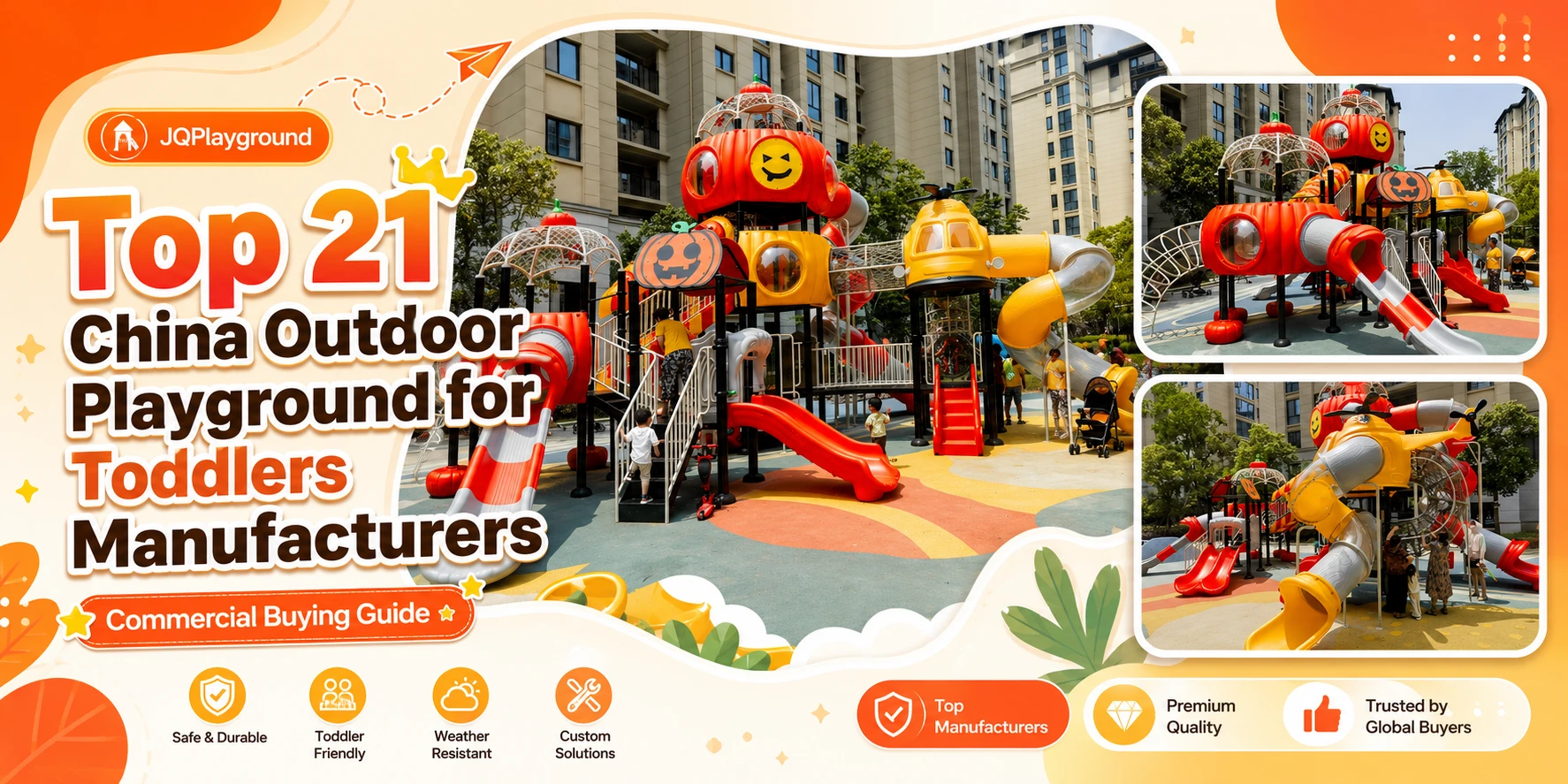 Top 21 China outdoor playground for toddlers Manufacturers for Commercial Projects
