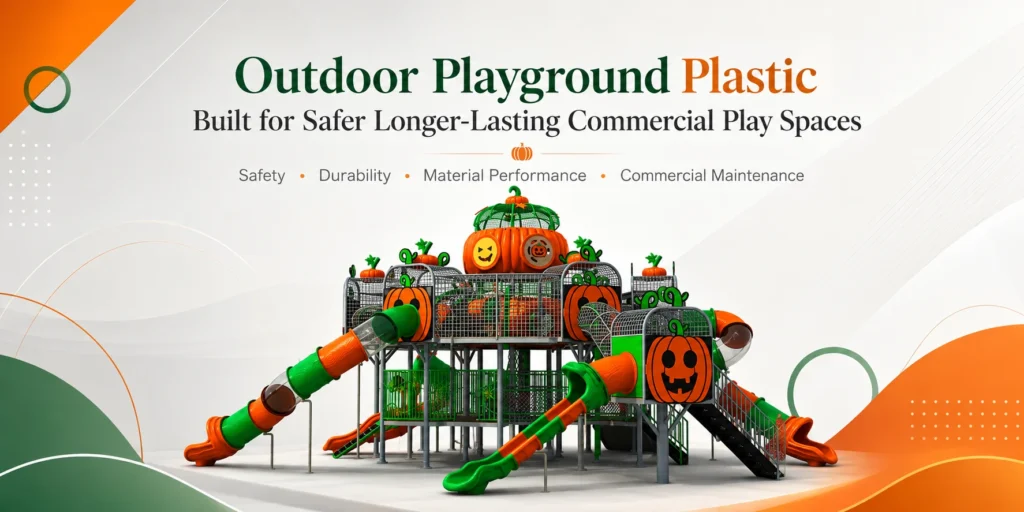 Outdoor Playground Plastic Built For Safer Longer-Lasting Commercial Play Spaces