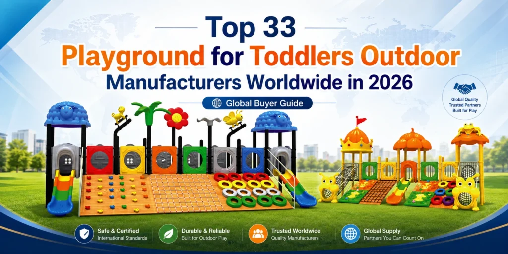 Top 33 Playground for Toddlers Outdoor Manufacturers Worldwide in 2026