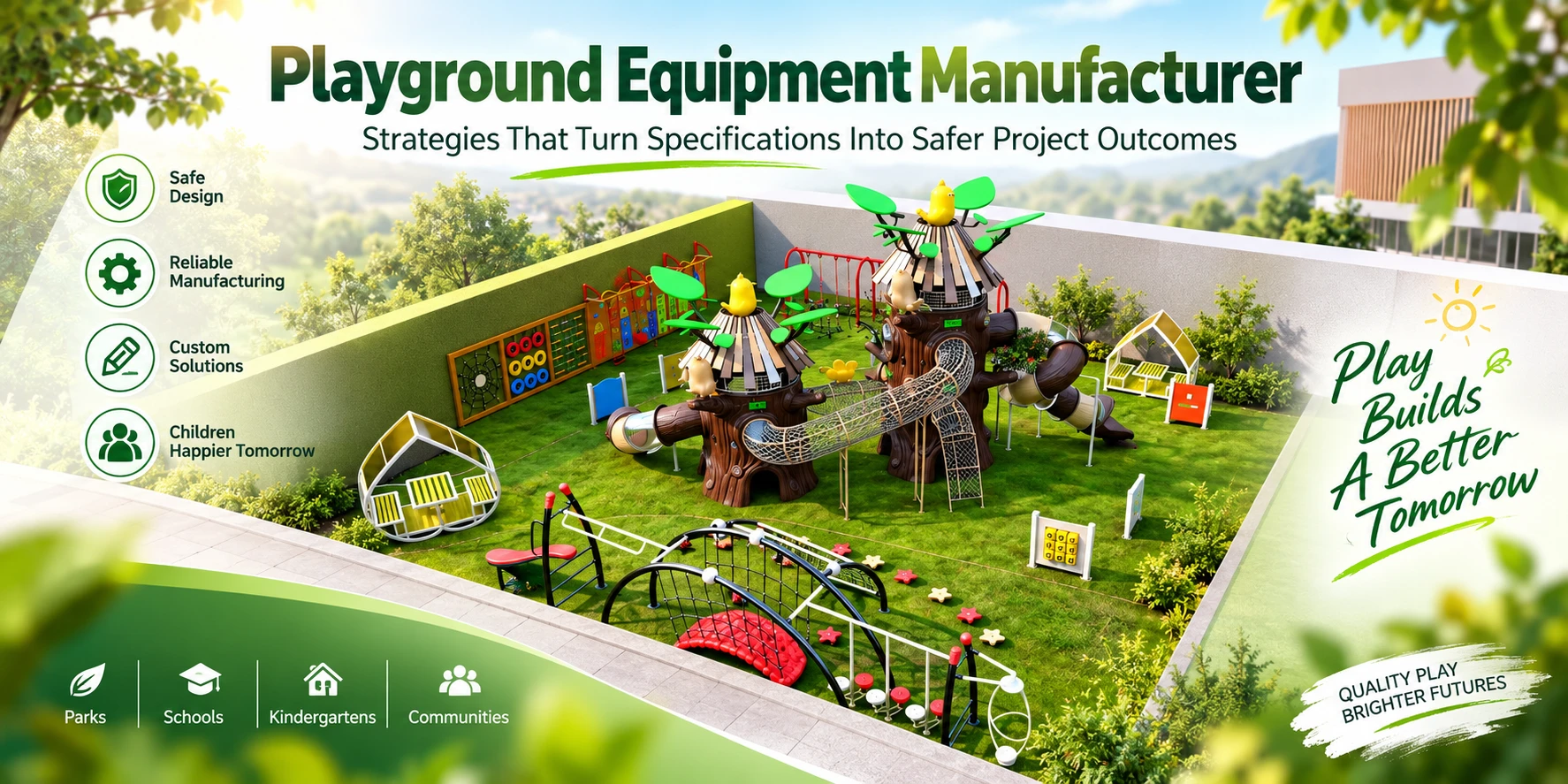 Playground Equipment Manufacturer Strategies That Turn Specifications Into Safer Project Outcomes