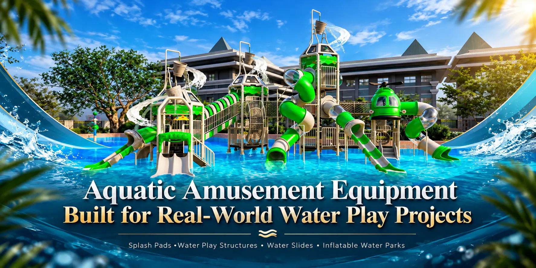 Aquatic Amusement Equipment Built for Real-World Water Play Projects
