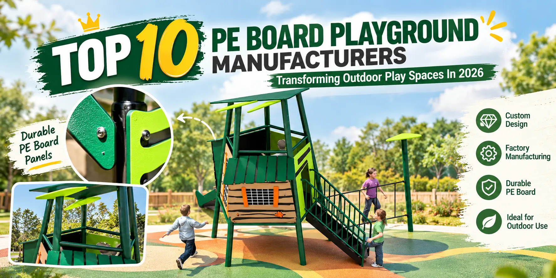 Top 10 PE Board Playground Manufacturers Transforming Outdoor Play Spaces In 2026