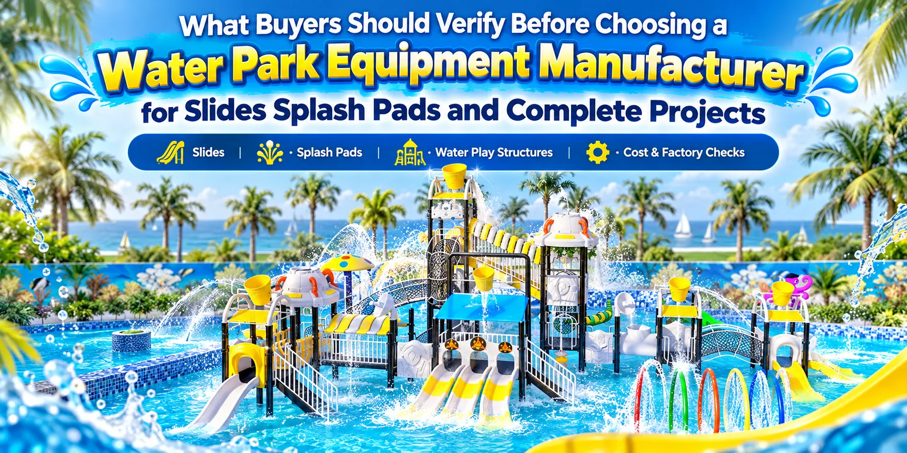 What Buyers Should Verify Before Choosing a Water Park Equipment Manufacturer for Slides Splash Pads and Complete Projects