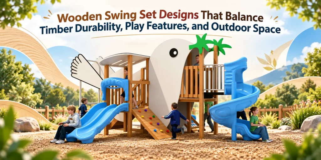 Wooden Swing Set Designs That Balance Timber Durability, Play Features, and Outdoor Space